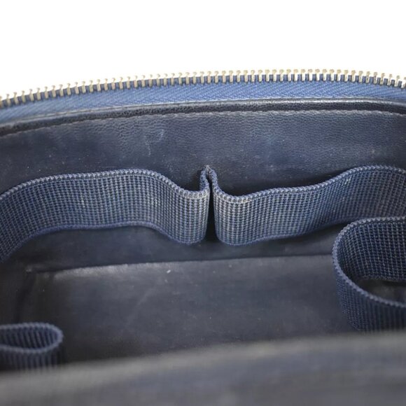 AUTHENTICITY GUARANTEED CHANEL CC Logo Mini Vanity Hand Bag Denim - Picture 7 of 16